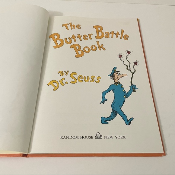 Vtg 1984 Dr. Seuss The Butter Battle Book Hardback Random House - Picture 10 of 16